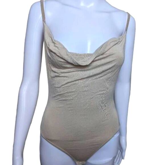 PrettyLittleThing Women's Spaghetti Straps Open Back Bodysuit - Size 8 - Picture 1 of 5